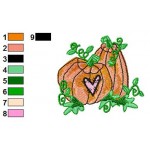 Free Pumpkin 05 Embroidery Design